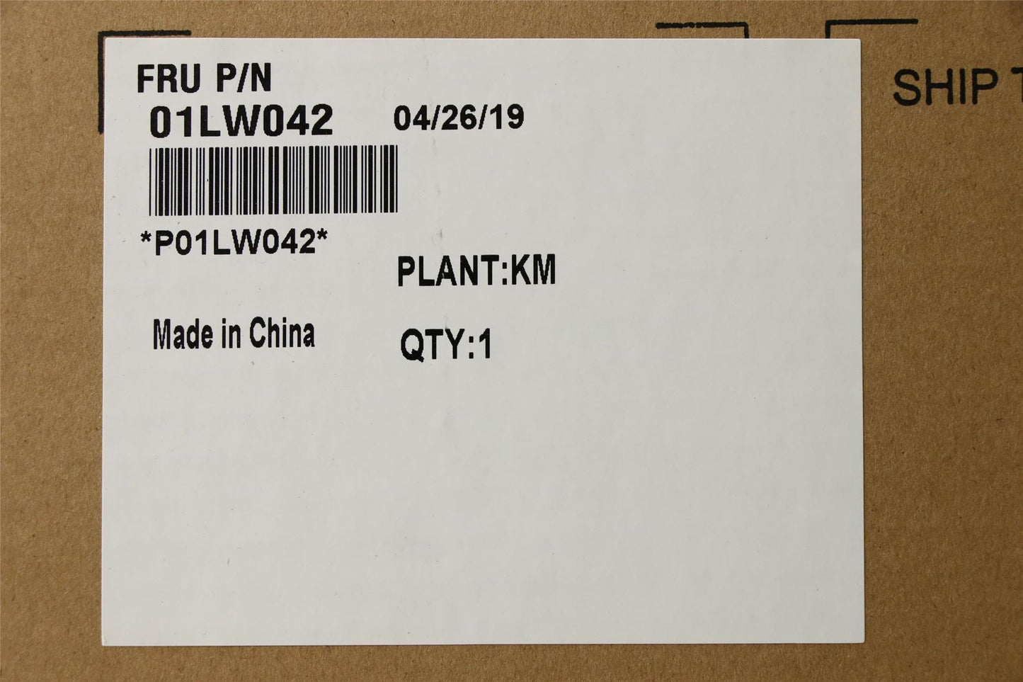 Lenovo ThinkPad 13 2 LCD Cover Rear Back Housing Black 01LW042