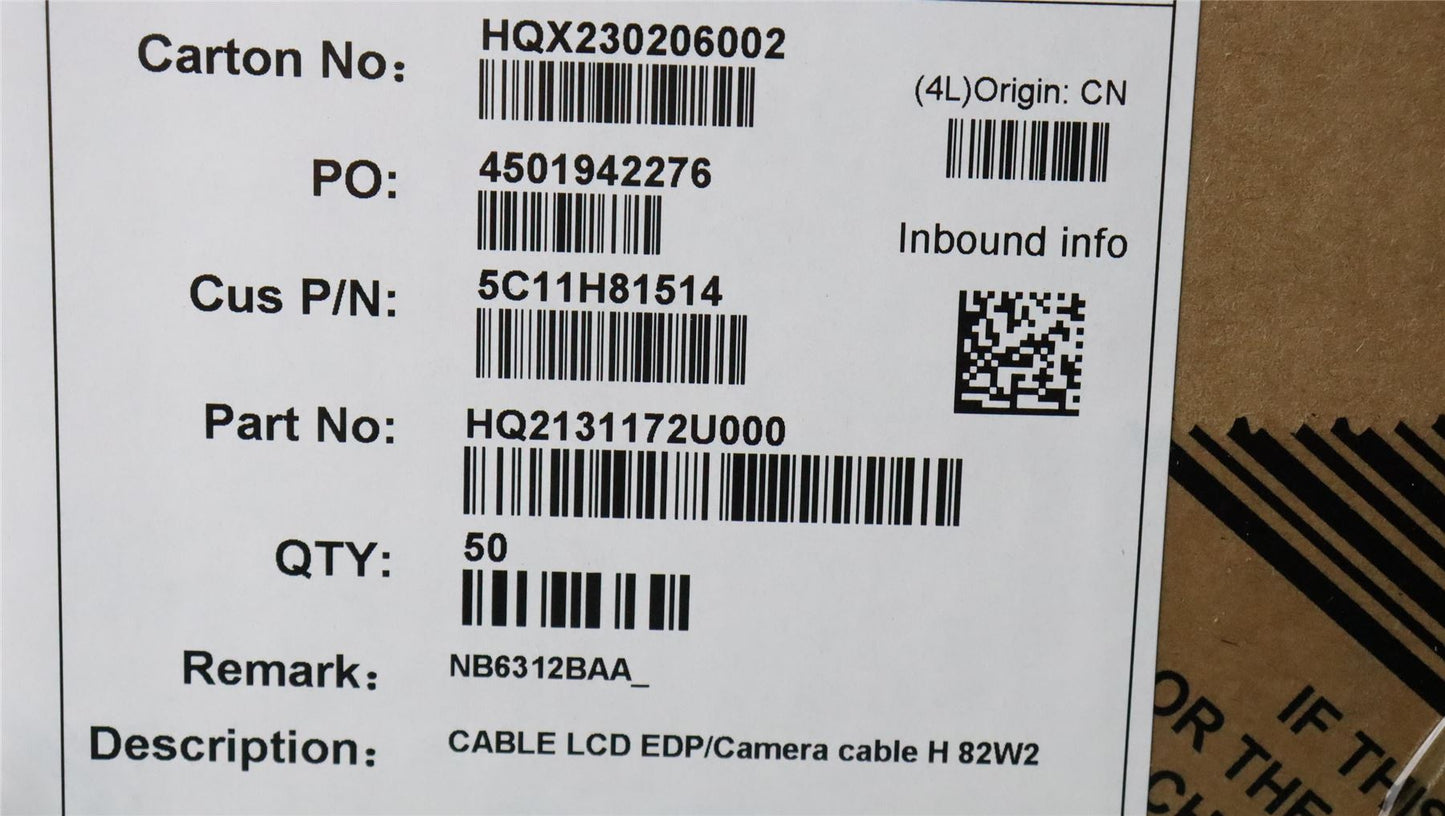 Lenovo Yoga 300e Gen4 Cable Lcd Screen Display LED 5C11H81514