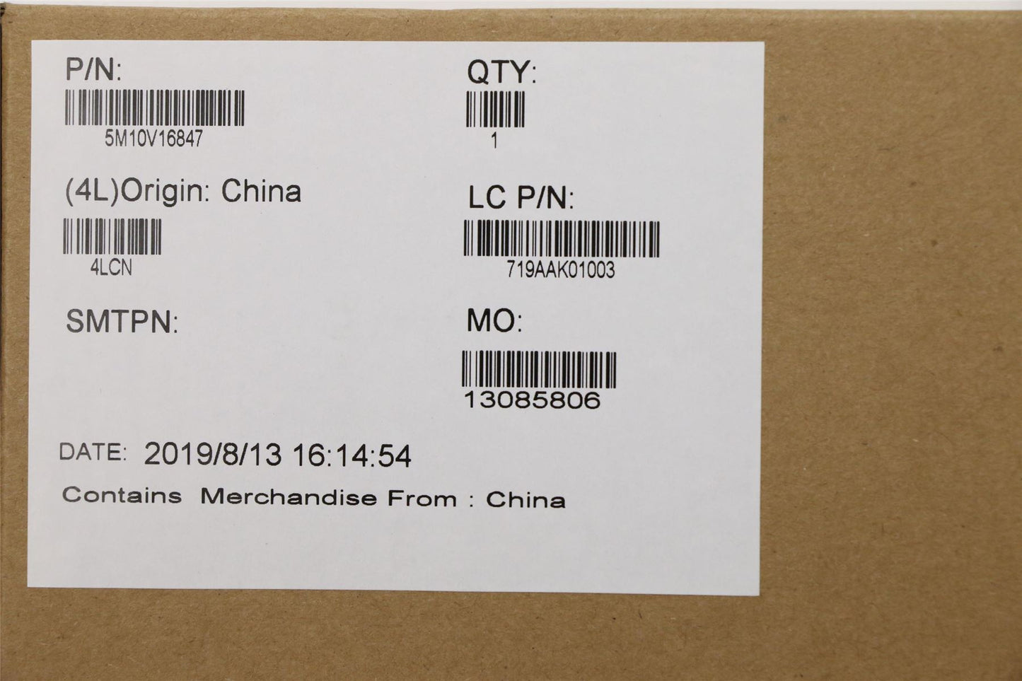 Lenovo Touch module assembly OLED 5M10V16847