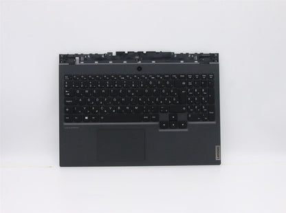 Lenovo Legion 5-15ARH05 Palmrest Touchpad Cover Keyboard Hungarian 5CB0Z27711