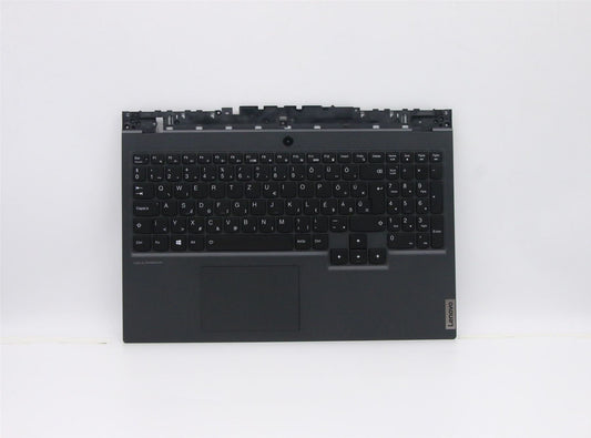Lenovo Legion 5-15ARH05 Palmrest Touchpad Cover Keyboard Hungarian 5CB0Z27711