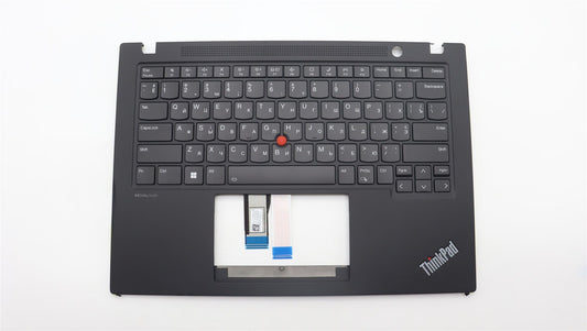 Lenovo ThinkPad T14s Gen 4 Keyboard Palmrest Top Cover Ukrainian 5M11L93096