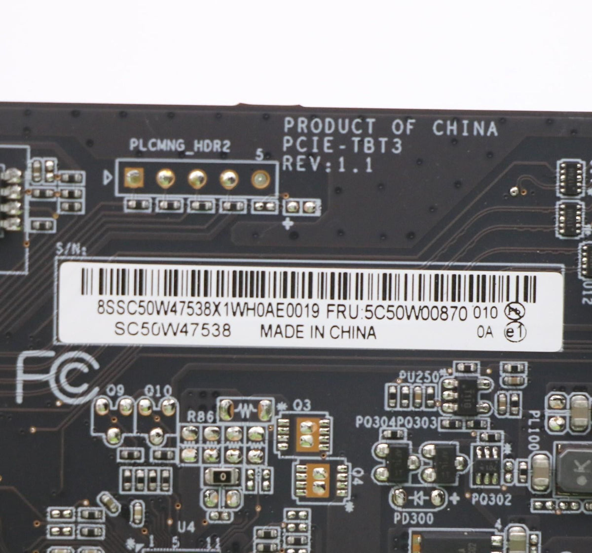 Lenovo HP Native Thunderbolt Board 5C50W00870