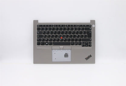 Lenovo ThinkPad E14 Palmrest Cover Keyboard French Grey Backlit 5M10W64417
