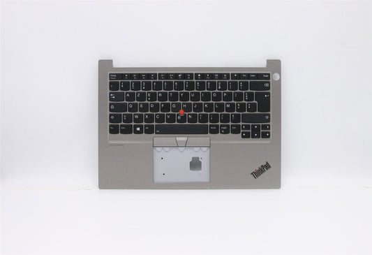 Lenovo ThinkPad E14 Palmrest Cover Keyboard French Grey Backlit 5M10W64417