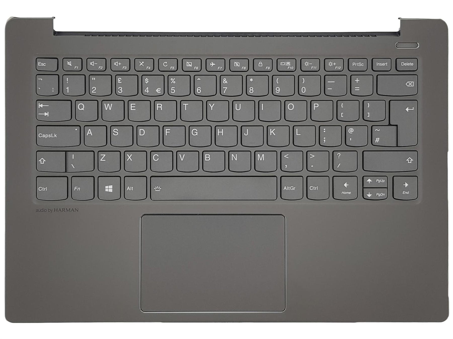 Lenovo IdeaPad 530S-14ARR Keyboard Palmrest Top Cover UK Black 5CB0R11837