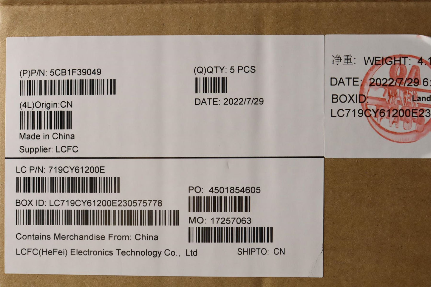 Lenovo Upper Case ASM_ITA L82RB STGY 5CB1F39049