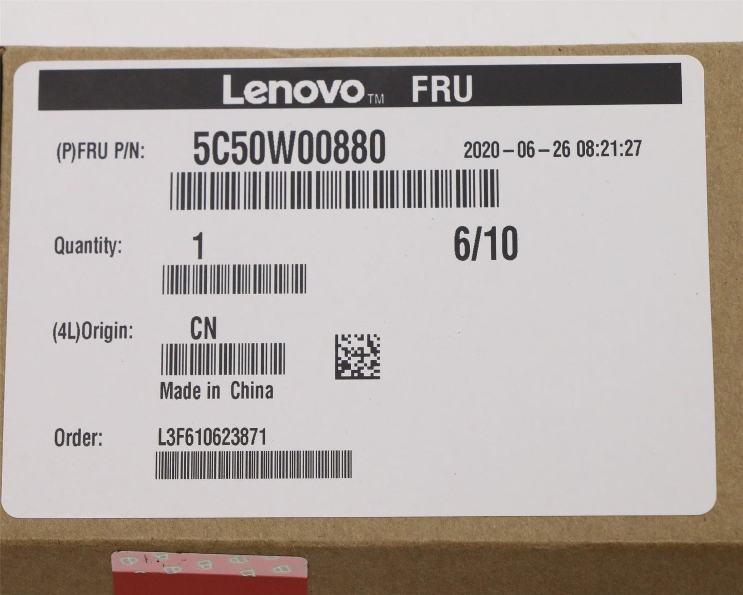 Lenovo Rear I/O Port Card-USB-C 5C50W00880