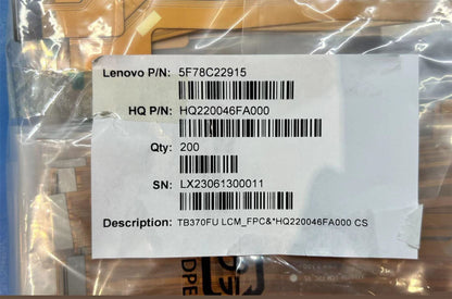 Lenovo TB370FU LCM_FPC&*HQ220046FA000 CS 5F78C22915