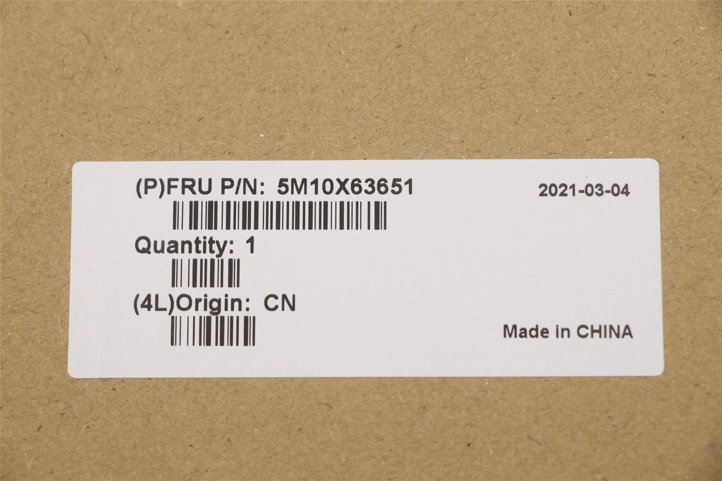 Lenovo MECH_ASM 2K_CSOT_IR&HD_Black 5M10X63651