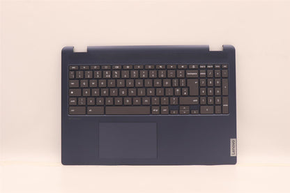 Lenovo Flex IP 3 15IJL7 Palmrest Cover Touchpad Keyboard UK Blue 5CB1H24802