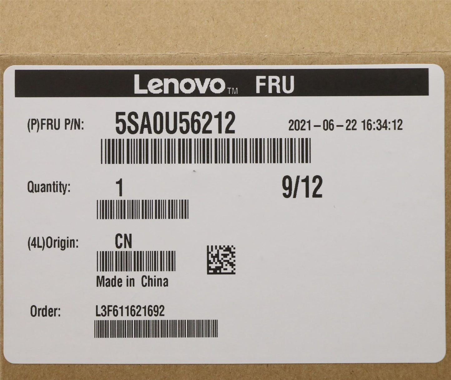 Lenovo ThinkCentre M75q 1 M75q Gen 2 CPU Processor 5SA0U56212