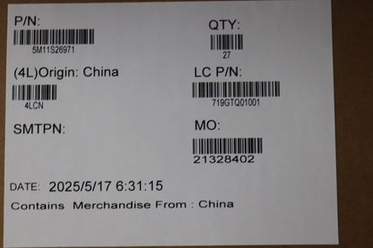 Lenovo MECH_ASM LUN1.0 AMD w/Power BTN,BK Fingerprint FPR Power Button Board 5M11S26971
