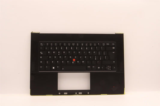 Lenovo ThinkPad Z16 Gen 1 Keyboard Palmrest Top Cover Italian Black 5M11J13368