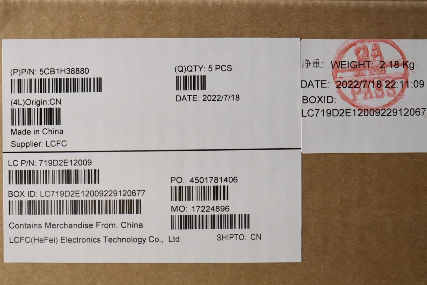 Lenovo Lower Case L 82RJ W_HDD_M/B_U 5CB1H38880