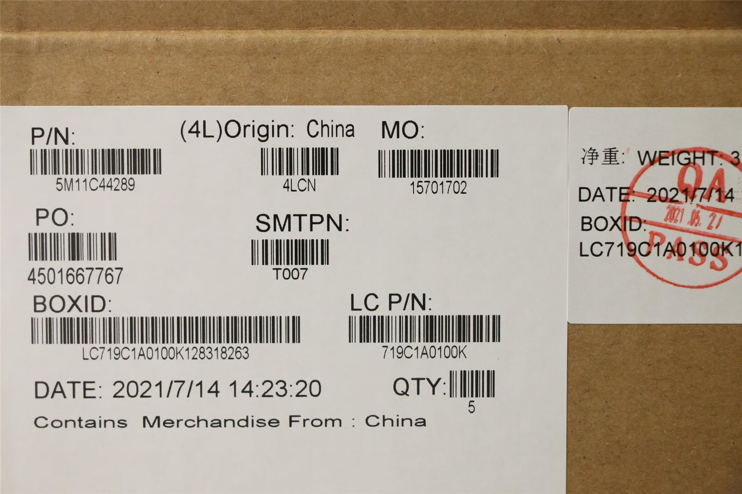 Lenovo MECH_ASM KB C TC(PMX)PT USBK 5M11C44289