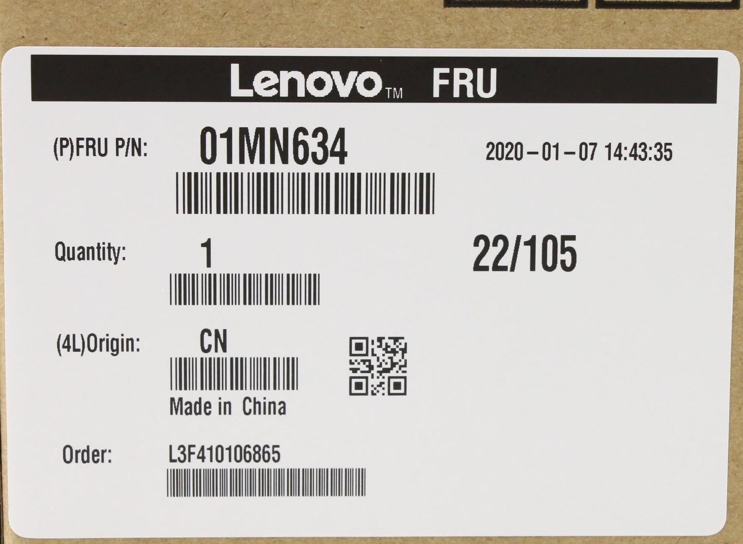 Lenovo HEATSINK FRU,8L Blower Cooler kit 01MN634