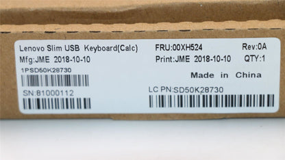 Lenovo S200 S200z S400z S500 S500z S510 USB Wired Keyboard Thai Black 00XH524