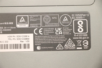Lenovo Split KBD-Norwegian 5D51C33859