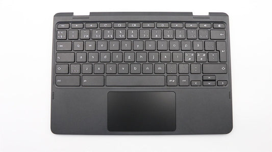 Lenovo Chromebook 300e Keyboard Palmrest Top Cover Nordic Black 5CB0Q94002