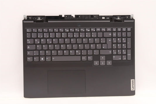 Lenovo IdeaPad 3 16IAH7 Palmrest Cover Touchpad Keyboard German Black 5CB1J09596