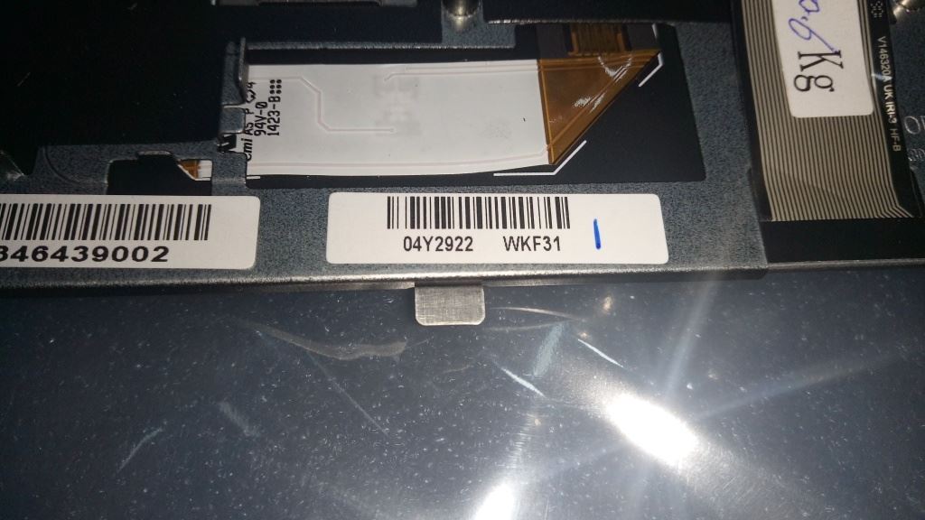 Lenovo TP_YOGA12, BE, CHY, Backlit Belgian Keyboard 04Y2626