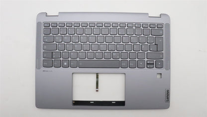 Lenovo IdeaPad 5 14ABR8 Palmrest Cover Keyboard German Grey Backlit 5CB1K20798