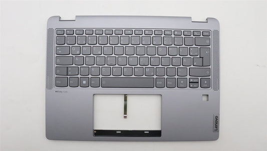 Lenovo IdeaPad 5 14ABR8 Palmrest Cover Keyboard German Grey Backlit 5CB1K20798