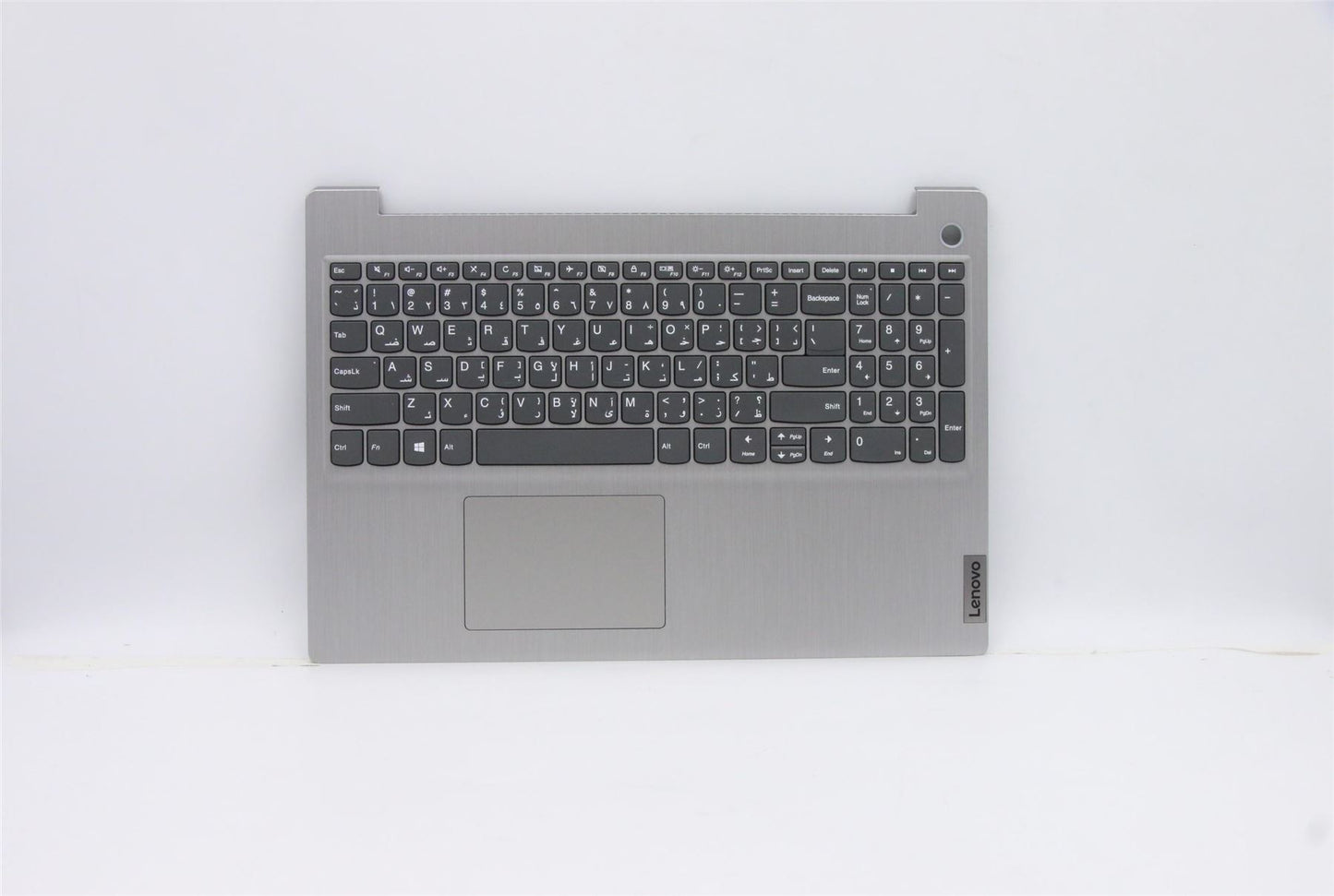 Lenovo IdeaPad 3 15ADA05 Palmrest Cover Touchpad Keyboard Arabic Grey 5CB1D02074