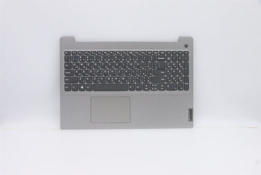 Lenovo IdeaPad 3 15ADA05 Palmrest Cover Touchpad Keyboard Arabic Grey 5CB1D02074