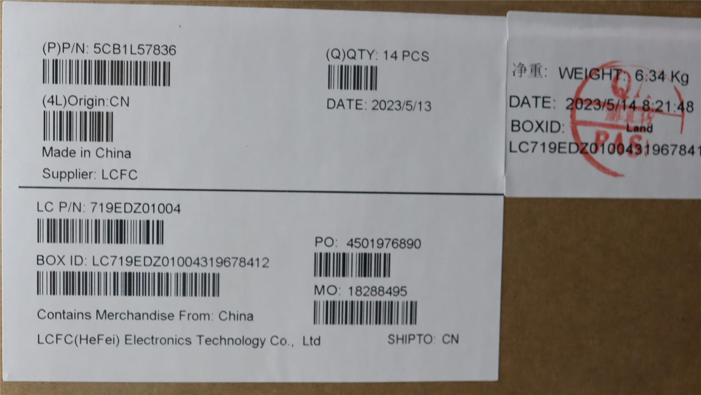 Lenovo FRU KT6D0_C_COVER_WL_SUB_ASSY_BLK 5CB1L57836