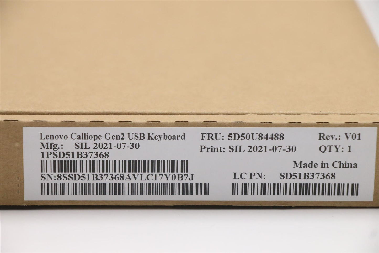 Lenovo USB G2 WHT_CZ-SL 5D50U84488