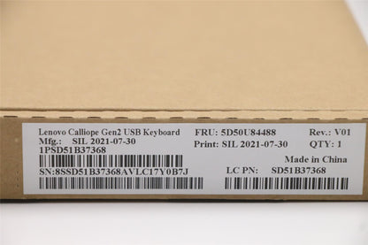 Lenovo USB G2 WHT_CZ-SL 5D50U84488