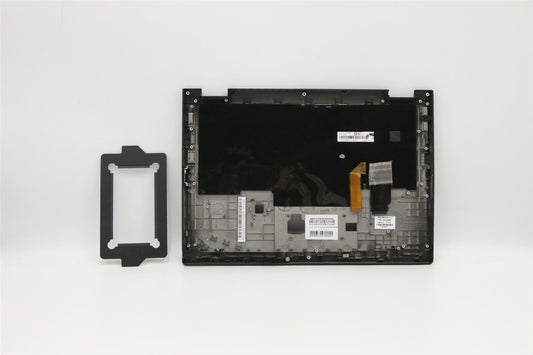 Lenovo Yoga X390 Keyboard Palmrest Top Cover Hungarian Black 02HL666