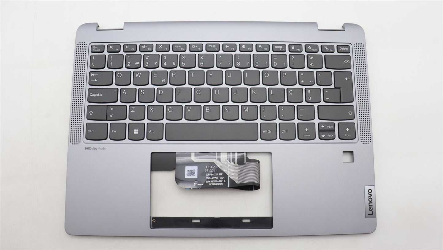 Lenovo IdeaPad 5 14IRU8 Keyboard Palmrest Top Cover Portuguese 5CB1L30695