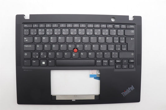 Lenovo ThinkPad X13 Gen 4 Keyboard Palmrest Top Cover Black 5M11L85659
