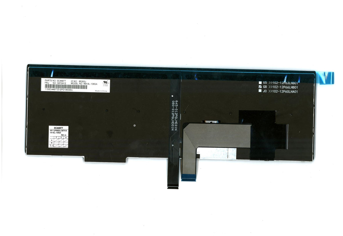 Lenovo ThinkPad T540p W540 T550 W550s W541 T560 P50s Keyboard Slovenian 04Y2412