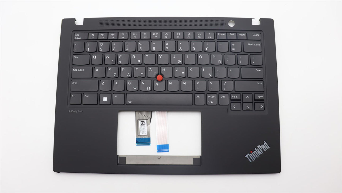 Lenovo ThinkPad T14s Gen 4 Keyboard Palmrest Top Cover Greek Black 5M11L92856