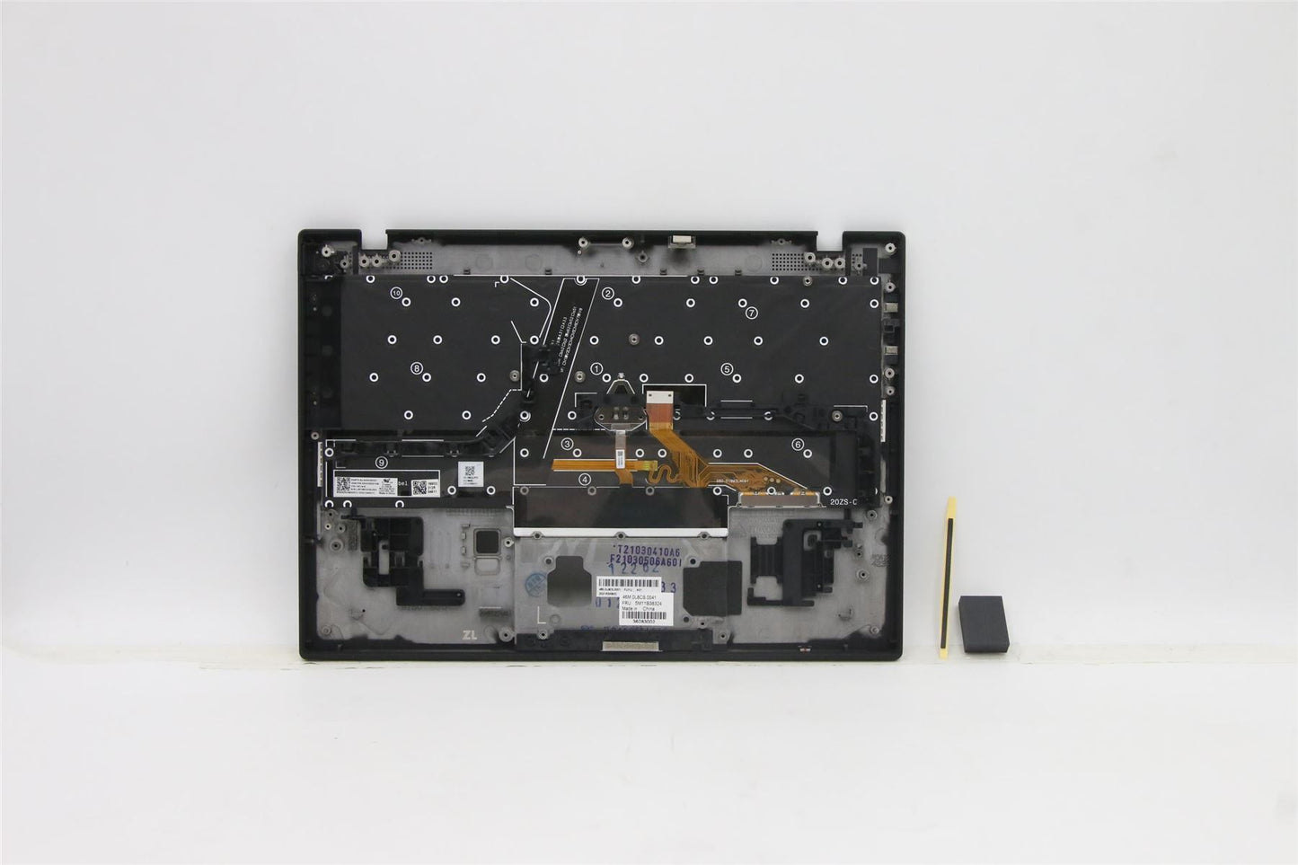 Lenovo ThinkPad X1 Gen 1 Keyboard Palmrest Top Cover Hebrew Black 5M11B38324