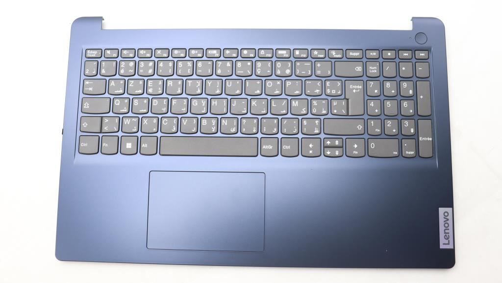 Lenovo IdeaPad 1 15ALC7 Palmrest Cover Touchpad Keyboard Abyss Blue 5CB1H70705