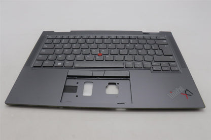 Lenovo ThinkPad X1 8th Gen Keyboard Palmrest Top Cover Belgian Grey 5M11H62217