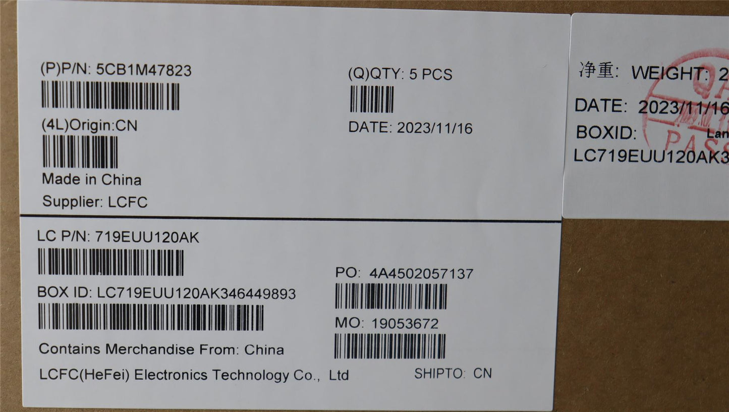 Lenovo IdeaPad 3 14IRH8 Palmrest Cover Touchpad Keyboard US Europe 5CB1M47823