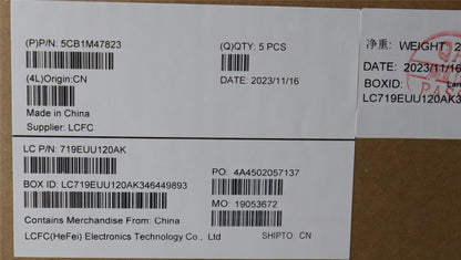 Lenovo IdeaPad 3 14IRH8 Palmrest Cover Touchpad Keyboard US Europe 5CB1M47823