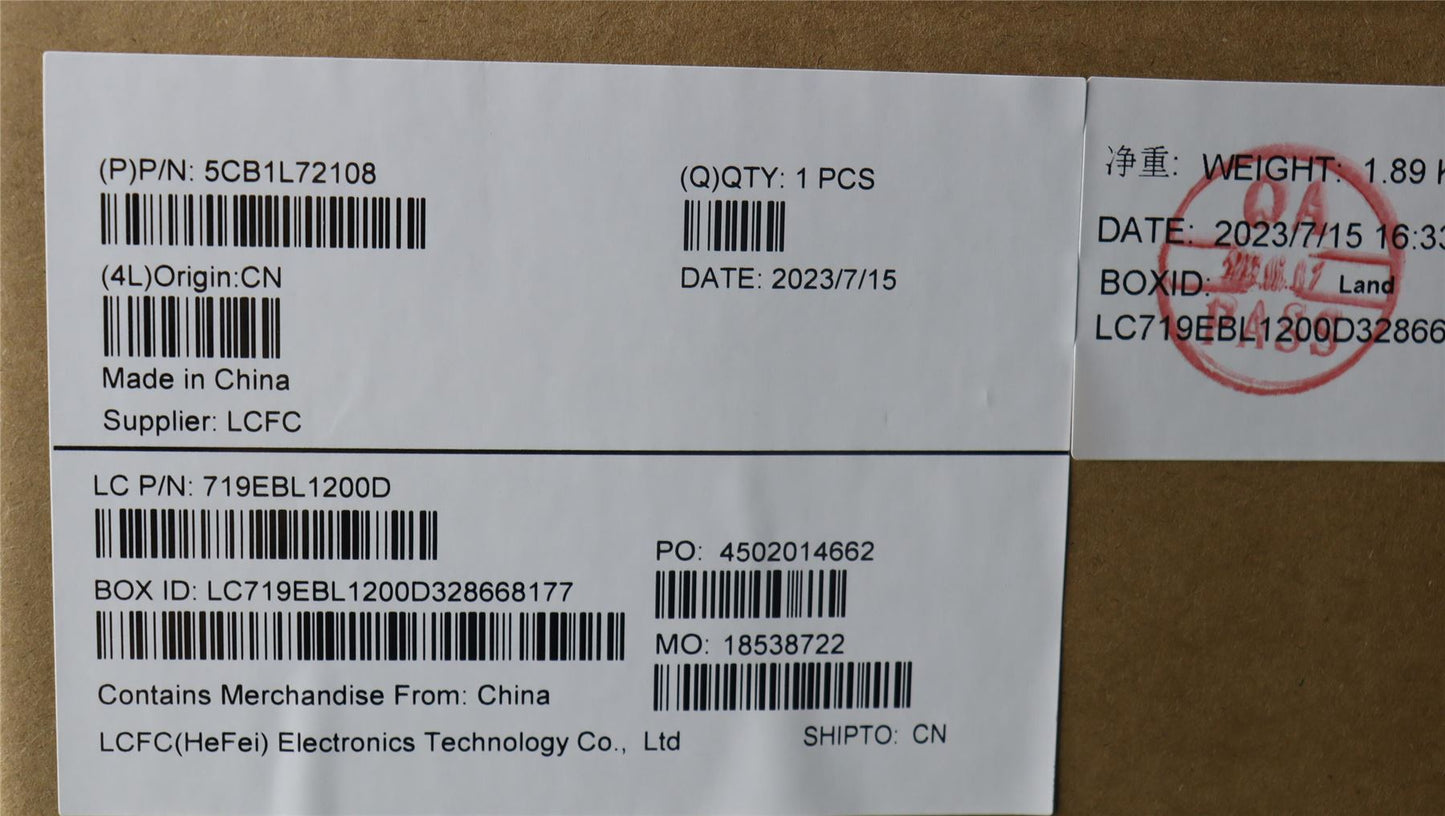 Lenovo Keyboard L82YQ Assy NORDIC 5CB1L72108
