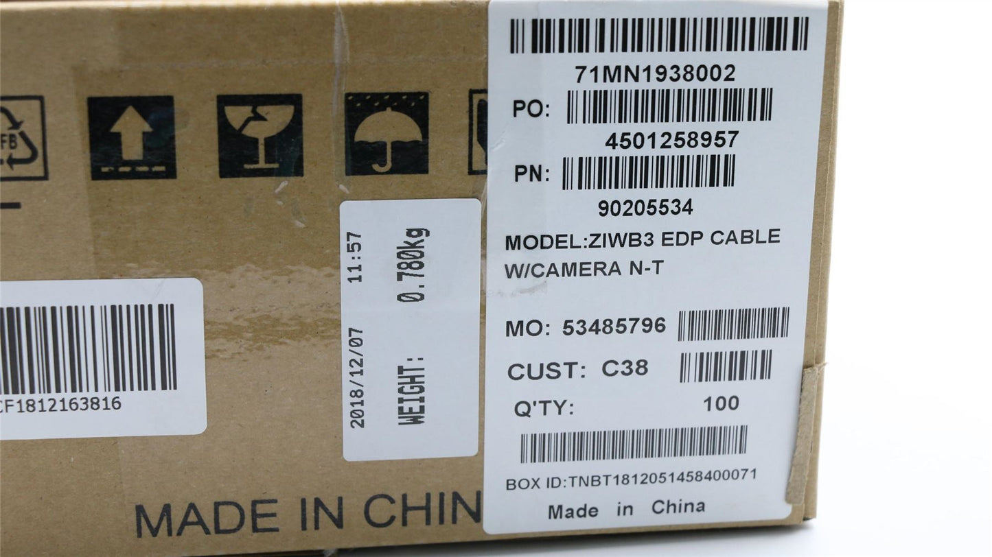 Lenovo IdeaPad 305-15IHW 305-15IBD 305-15IBY Cable Webcam Camera 90205534