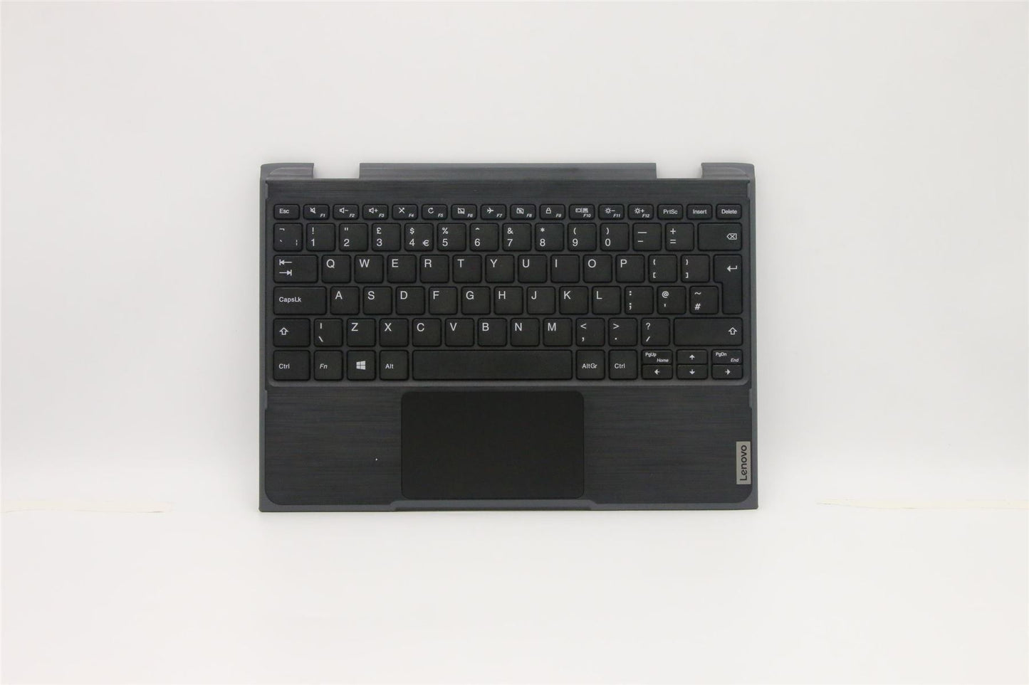 Lenovo Notebook 300e 2nd Keyboard Palmrest Top Cover UK Black 5CB0T45085