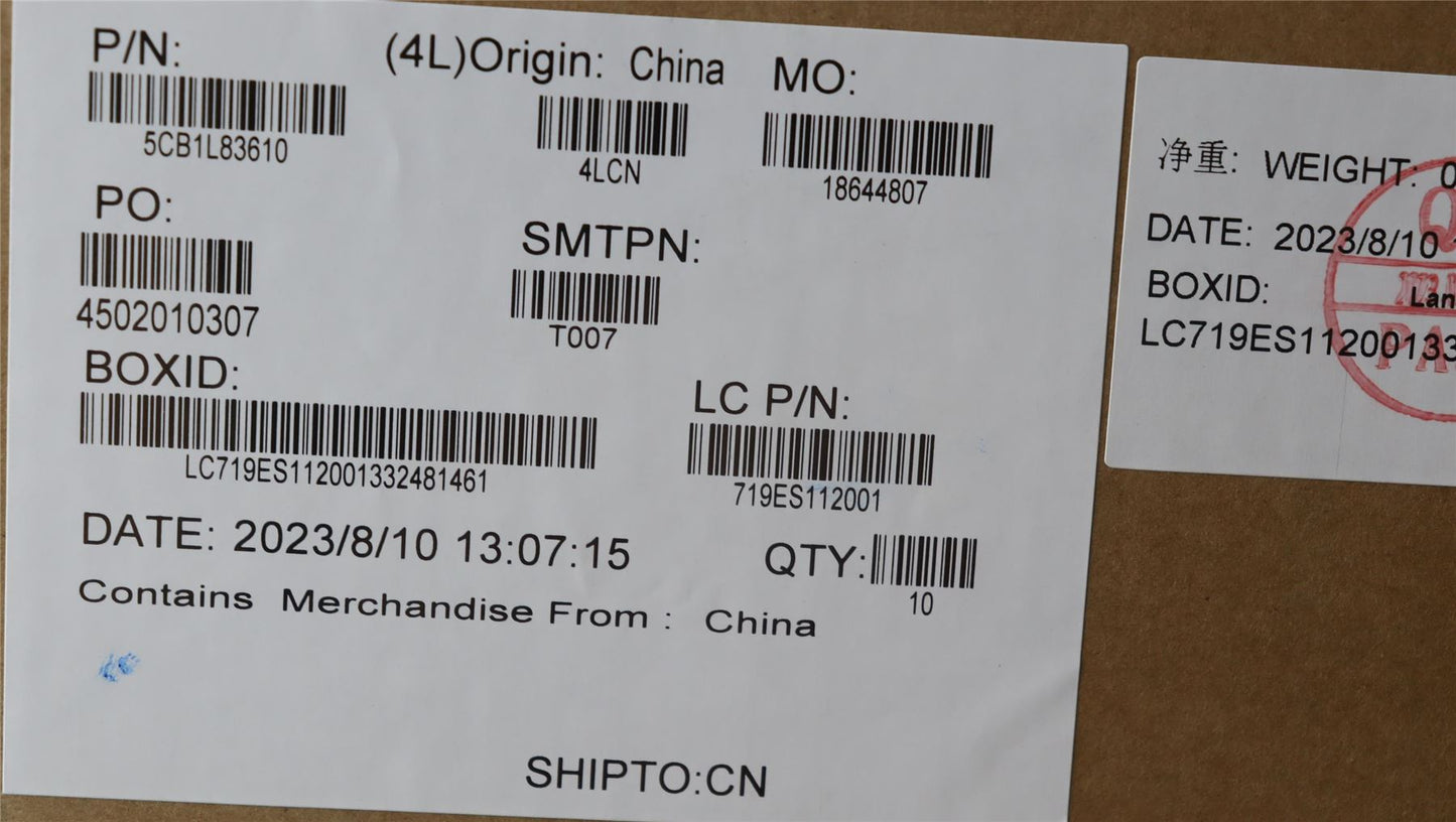 Lenovo Cover L 82Y5 STRIP_COVER 5CB1L83610