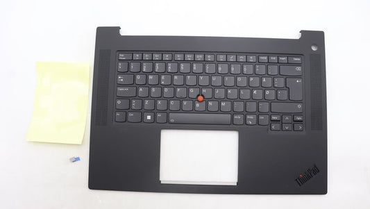 Lenovo ThinkPad P1 Gen 6 Palmrest Cover Keyboard Danish Grey 5M11L89036