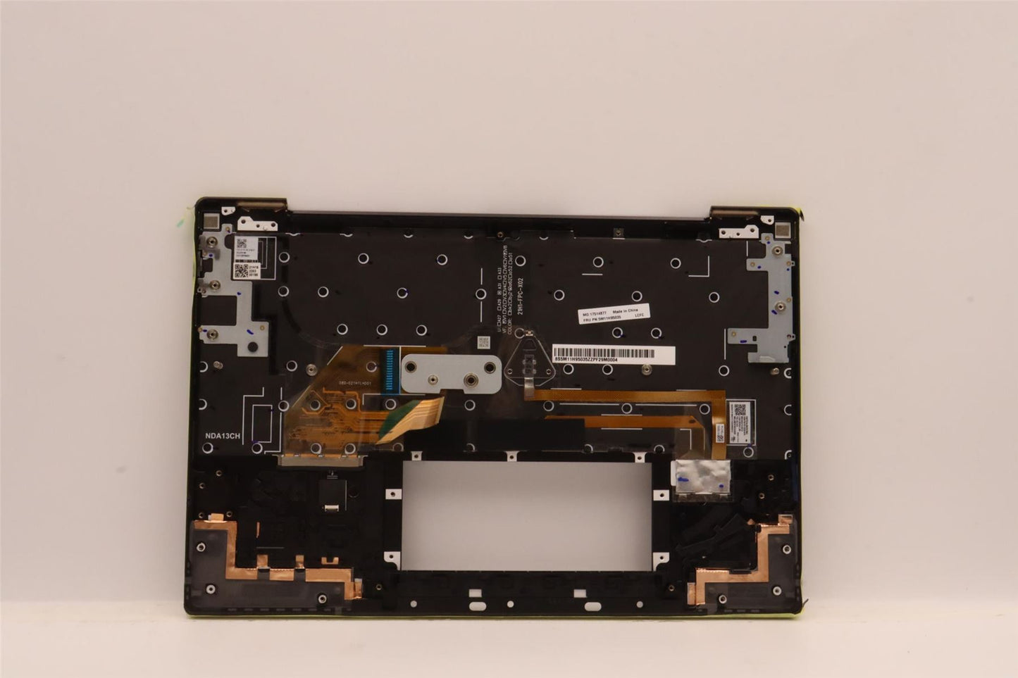 Lenovo ThinkPad Z13 Gen 1 Keyboard Palmrest Top Cover Black 5M11H95035