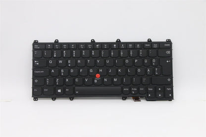 Genuine Lenovo ThinkPad Yoga 370 Keyboard Estonian Black Backlit 01EN423